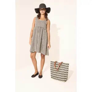 Women's striped dress Ichi Foxa image-2