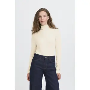 Damski sweter z golfem Ichi Mafa image-4