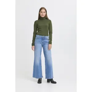 Rollkragenpullover Damen Ichi Mafa image-1