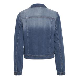 Women's denim jacket Ichi Stampe image-1