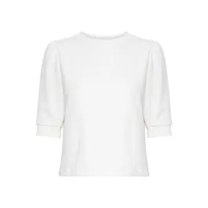 T-shirt basique mamches mi-longue femme Ichi Ihyarlet - Sw image-0