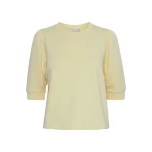 T-shirt basique mamches mi-longue femme Ichi Ihyarlet - Sw image-0