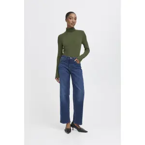 Rollkragenpullover Damen Ichi Philuca image-1