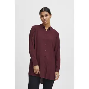 Chemisier longue femme Ichi Main image-1