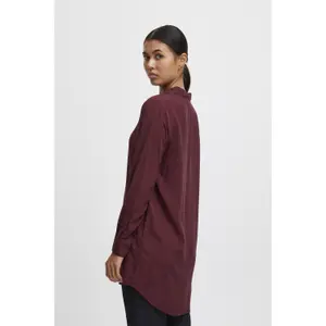 Chemisier longue femme Ichi Main image-4