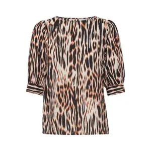 Blouse à manches mi-longues femme Ichi Ihavali image-0