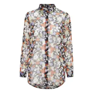 Chemise manches longues femme Ichi Ihchiffy - 3 image-0