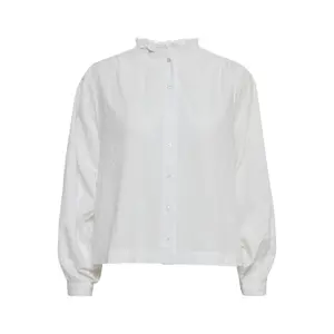 Chemise à col montant manches longues femme Ichi Ihfalan image-0