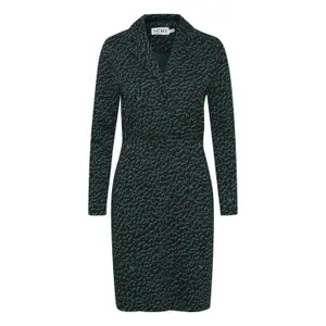 Skjortekjole til kvinder Ichi Kate Jacquard 4 image-0
