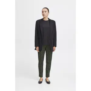 Damskie spodnie robocze Ichi Kate Houndstooth image-2