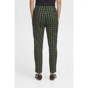 Damskie spodnie robocze Ichi Kate Houndstooth image-4