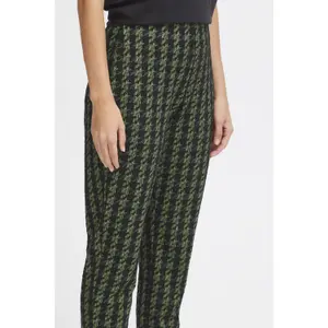 Damskie spodnie robocze Ichi Kate Houndstooth image-6