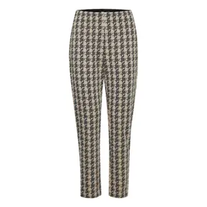 Damskie spodnie robocze Ichi Kate Houndstooth image-0