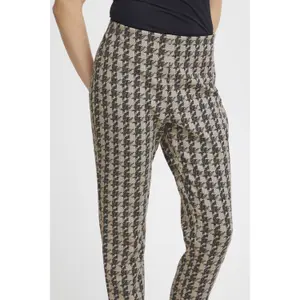 Damskie spodnie robocze Ichi Kate Houndstooth image-6