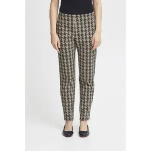 Damskie spodnie robocze Ichi Kate Houndstooth image-1