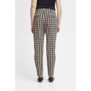 Damskie spodnie robocze Ichi Kate Houndstooth image-4