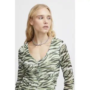 Pull de gola V feminino Ichi Ista image-6