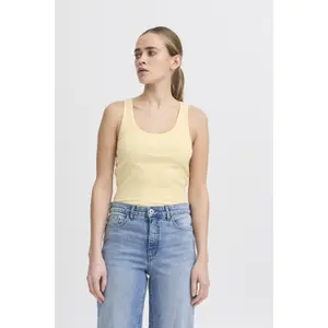 Damen-Top Ichi Palmer Rib Box image-1