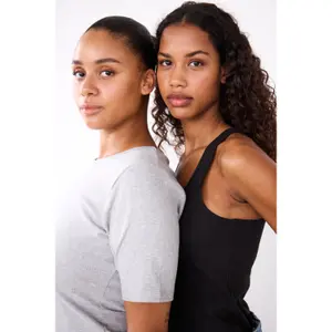 Damen-Top Ichi Palmer Rib Box To image-6