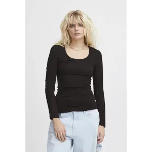 Langarmshirt Ichi Zola Plain image-1