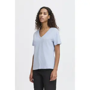 T-shirt com decote em V para mulher Ichi Ihpalmer image-2