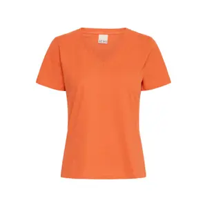 T-shirt com decote em V para mulher Ichi Ihpalmer image-0