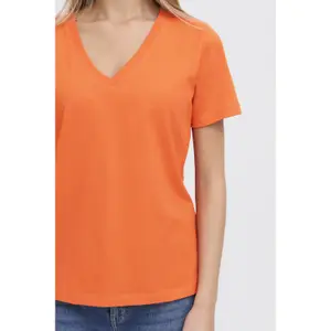 T-shirt com decote em V para mulher Ichi Ihpalmer image-5