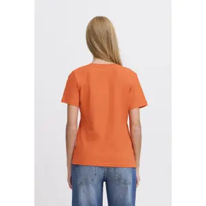 T-shirt com decote em V para mulher Ichi Ihpalmer image-4