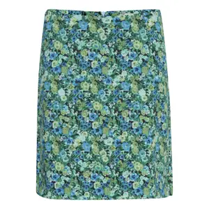 Saia comprida feminina Ichi kate Print SK10 image-0