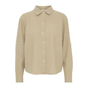 Camisa de mulher Ichi Lino SH2 image-0