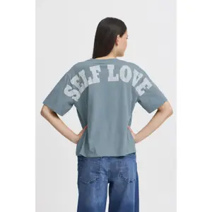T-shirt de mulher Ichi Runela SS24 image-4