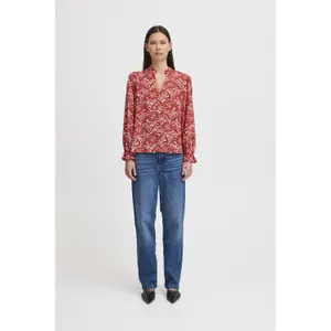 Long sleeve blouse for women Ichi Fazora image-1