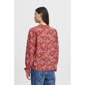 Long sleeve blouse for women Ichi Fazora image-4