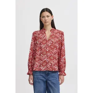 Long sleeve blouse for women Ichi Fazora image-2