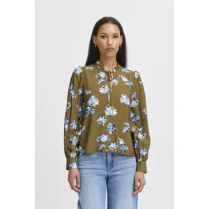 Blusa de manga comprida feminina Ichi Rosiy image-1