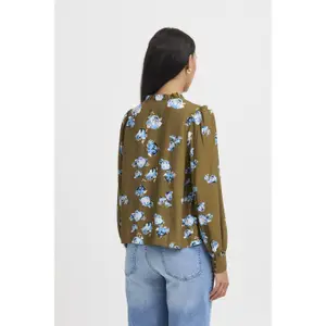 Blusa de manga comprida feminina Ichi Rosiy image-4