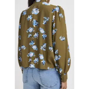 Blusa de manga comprida feminina Ichi Rosiy image-5