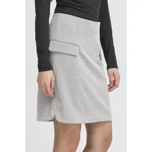 Kurzer Rock für Damen Ichi Kate Jacquard 5 image-6