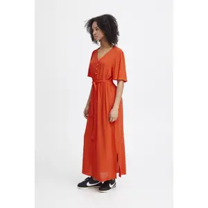 Vestido comprido para mulher Ichi Marrakech DR17 image-4