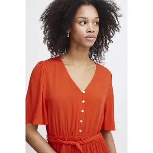 Vestido comprido para mulher Ichi Marrakech DR17 image-5