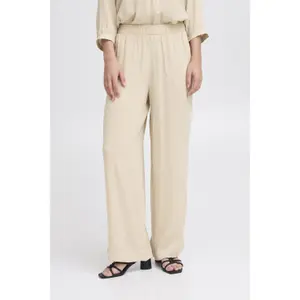 Pantalon palazzo femme Ichi Marrakech SO PA2 image-1