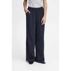 Pantalon palazzo femme Ichi Marrakech SO PA2 image-1
