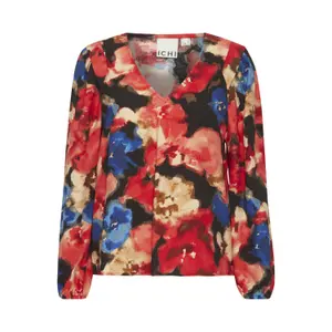 Blusa de manga comprida feminina Ichi Estavo image-0