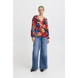 Blusa de manga comprida feminina Ichi Estavo image-2
