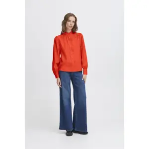 Damenbluse aus Viskose und Polyester Ichi Karlani image-1
