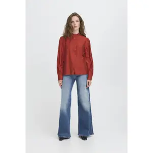 Damenbluse aus Viskose und Polyester Ichi Karlani image-1