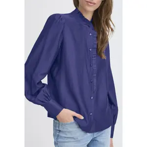 Damenbluse aus Viskose und Polyester Ichi Karlani image-4