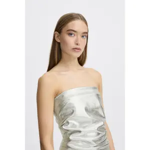 Langes Kleid, Damen Ichi Kate Metallic image-6