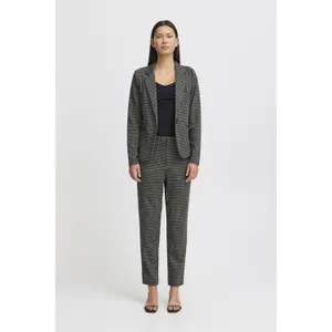 Spodnie damskie Ichi Kate Houndstooth PA3 image-2