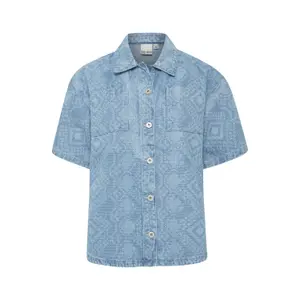 Chemise en jean femme Ichi Amilias image-0